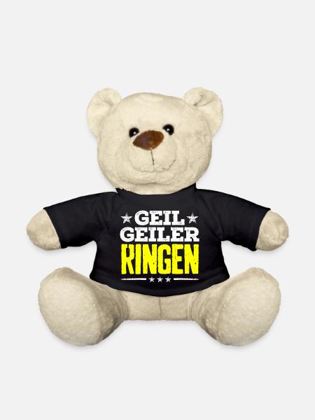 ringen - geil - Teddy - Schwarz