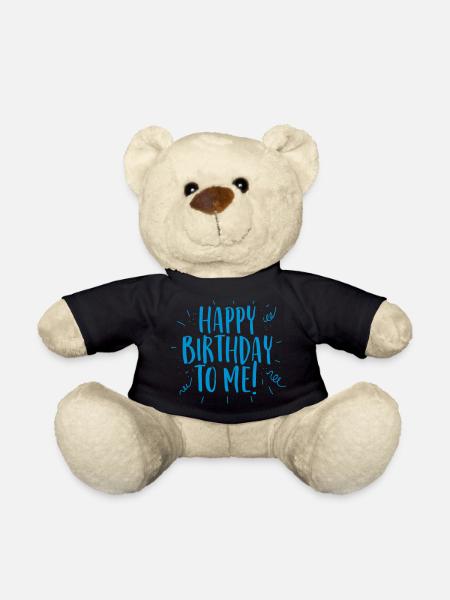 Félicitations pour mon anniversaire - Nounours - noir