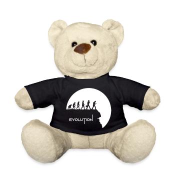 Evolution Smartphone Generation Zero Y Geschenk - Teddy - Schwarz - Vorne