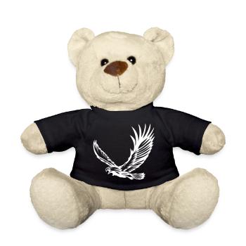 Aigle en vol - Design - Nounours - noir - Devant