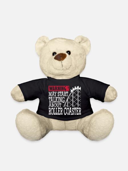 My Start Talking Abaout Roller Coaster - Teddy Bear - black