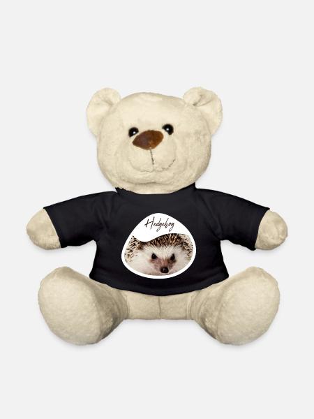 Hedgehog - Teddy Bear - black