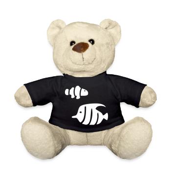 Clown fish - Teddy Bear - black - Front