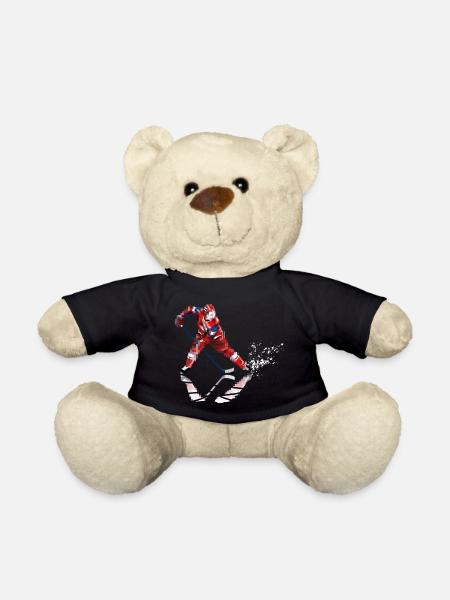 Eishockey - Teddy - Schwarz