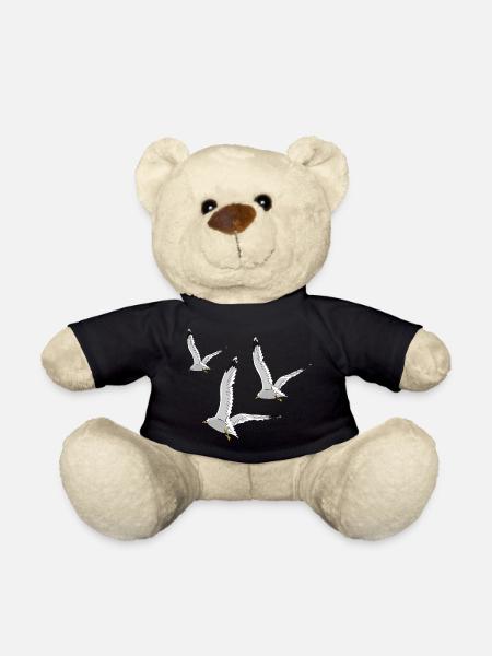 moewe vogel strand urlaub - Teddy - Schwarz