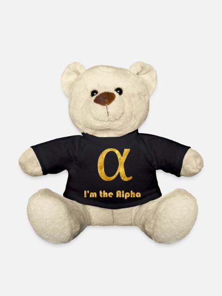 alpha - Teddy Bear - black