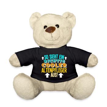 Altenpfleger - Teddy - Schwarz - Vorne