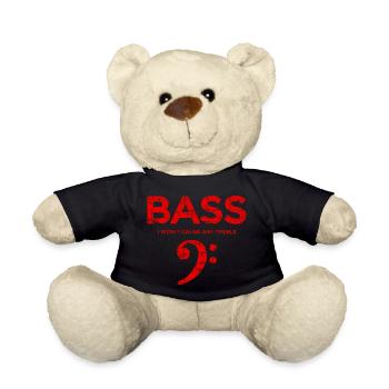 BASS I wont cause any treble (Vintage/Rouge) Bassist - Nounours - noir - Devant