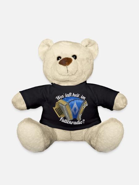 Wos laft heit im Faltenradio | ZiachON! - Teddy Bear - black