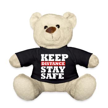 Cool sayings - Teddy Bear - black - Front