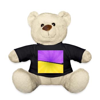 Jaune pourpre - Nounours - noir - Devant
