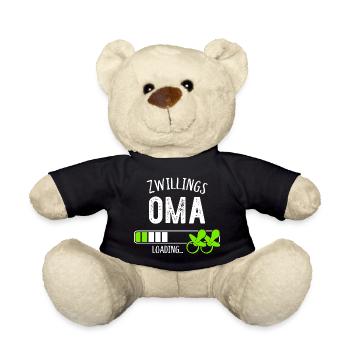 Zwillingsoma Loading Oma Großmutter Zwillinge - Teddy - Schwarz - Vorne