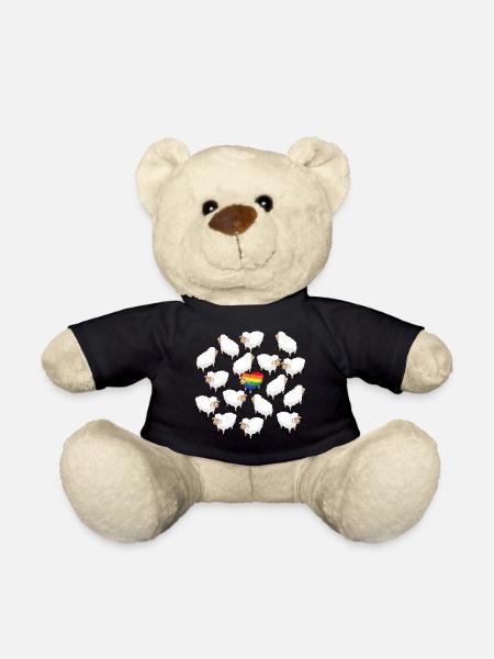 Rainbow Sheep - Teddy - Schwarz