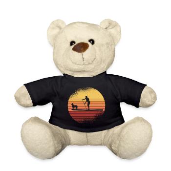 SUP avec chien | Idée cadeau pour Stand Up Paddling - Nounours - noir - Devant