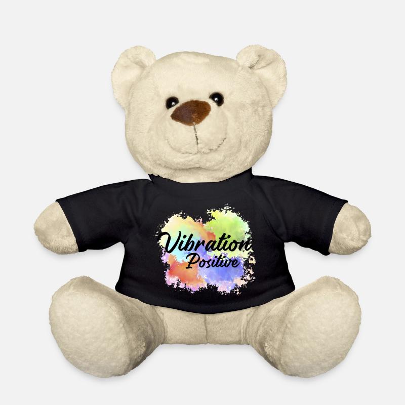 T-shirt vibration positive. - Nounours - noir