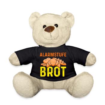 Alarmstufe Brot für Bäcker und Bäckereifachverkäuf - Teddy - Schwarz - Vorne