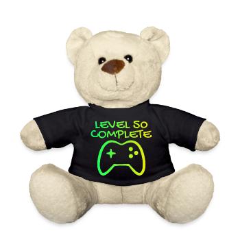 50. Geburtstag Level 50 Complete - Teddy - Schwarz - Vorne