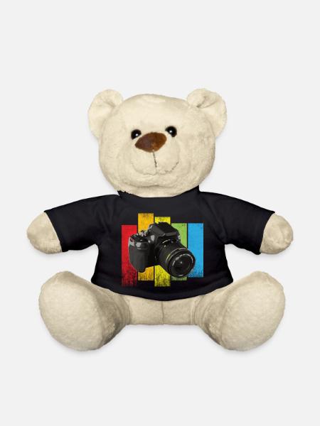 Cool camera subject - Teddy Bear - black
