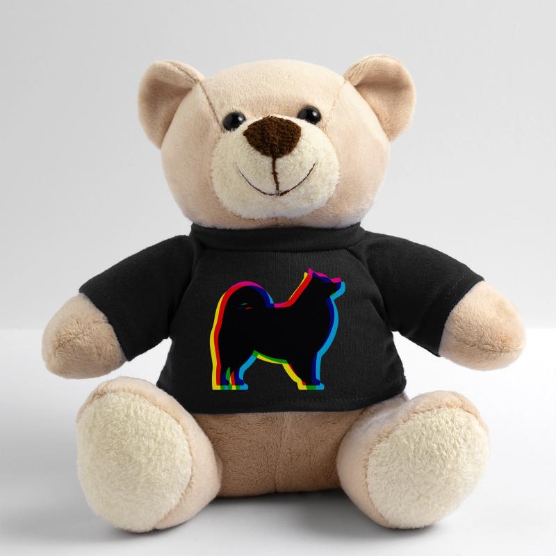 CMYK Samoyed Teddy Bear