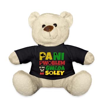 Pani pwoblem en Gwada ni soley - Nounours - noir - Devant