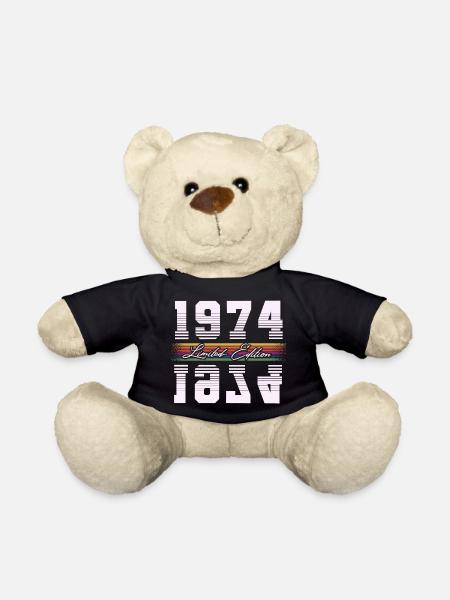 1974 Geburtsjahr Jahrgang Baujahr Geburtstag - Teddy - Schwarz