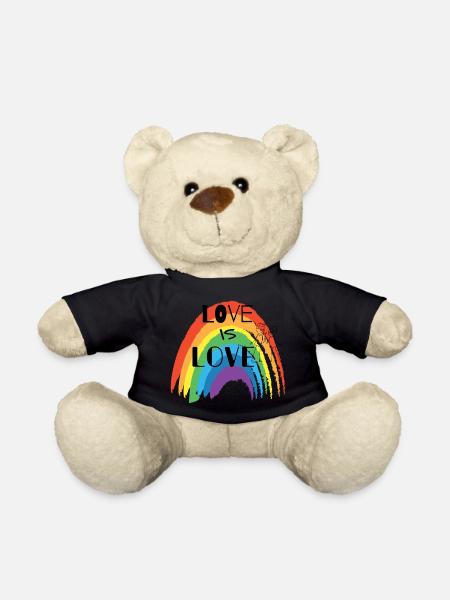 LOVE IS LOVE - Teddy - Schwarz