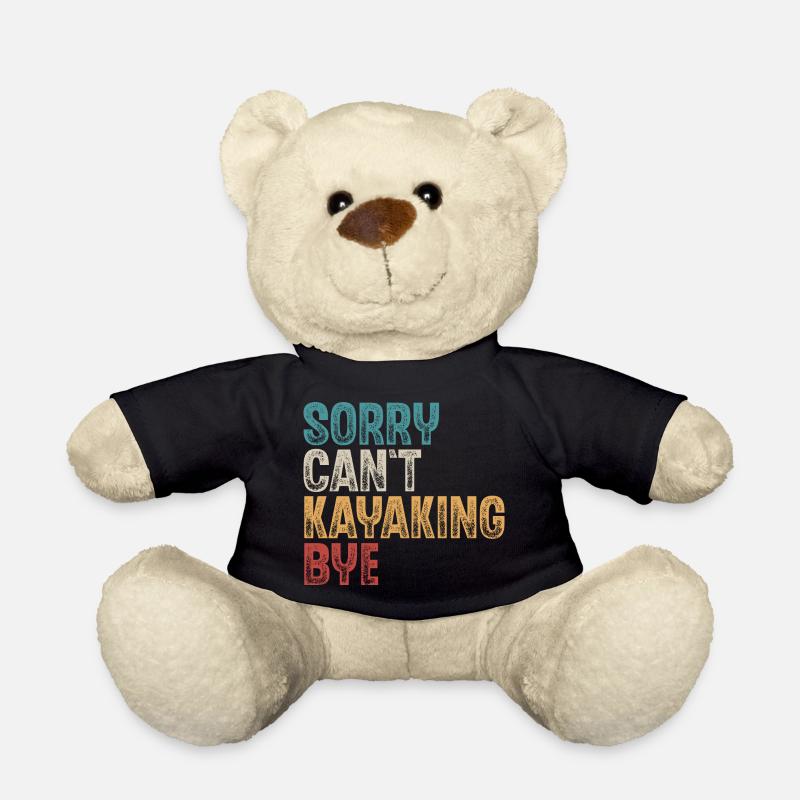 Kayak Kayaker Kayaker - Teddy Bear - black