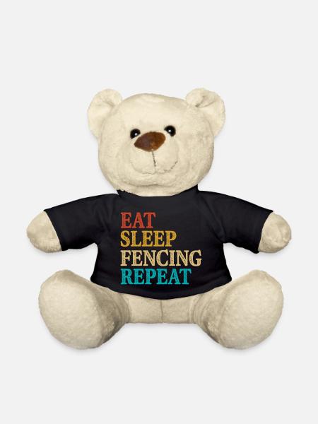 Fechten - Teddy - Schwarz