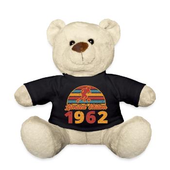 Football Football Player Sports Birthday 1962 - Teddy Bear - black - Front