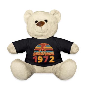 Football player Footballer's birthday 1972 - Teddy Bear - black - Front