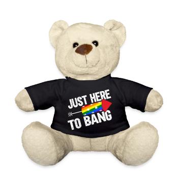 LGBT - Teddy Bear - black - Front