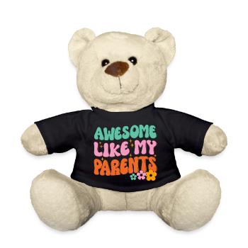 Great as my parents - Teddy Bear - black - Front