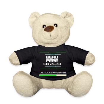 Beau Père en 2023 Cadeau Pour Futur Père - Teddy Bear - black - Front