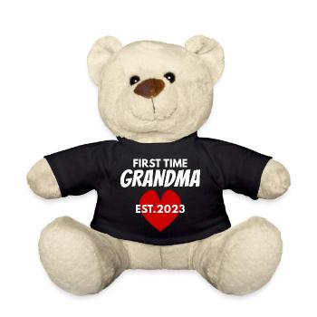 Oma zum ersten Mal - Oma 2023 - Teddy - Schwarz - Vorne