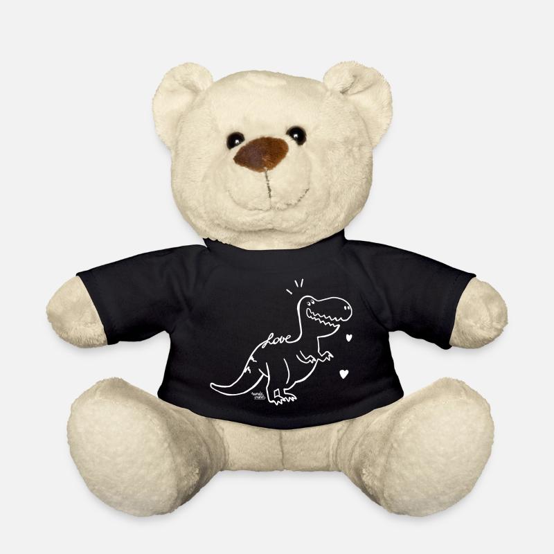 Dinosaur - baby T-Rex - Teddy Bear - black