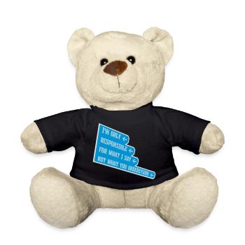 what I say Zitat - Teddy - Schwarz - Vorne