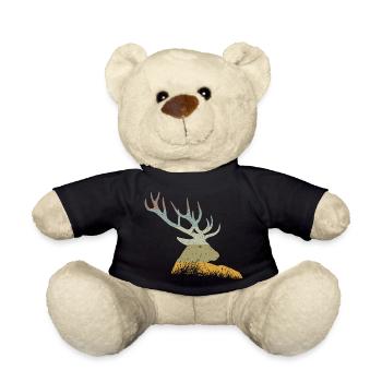 Cerf - Nounours - noir - Devant