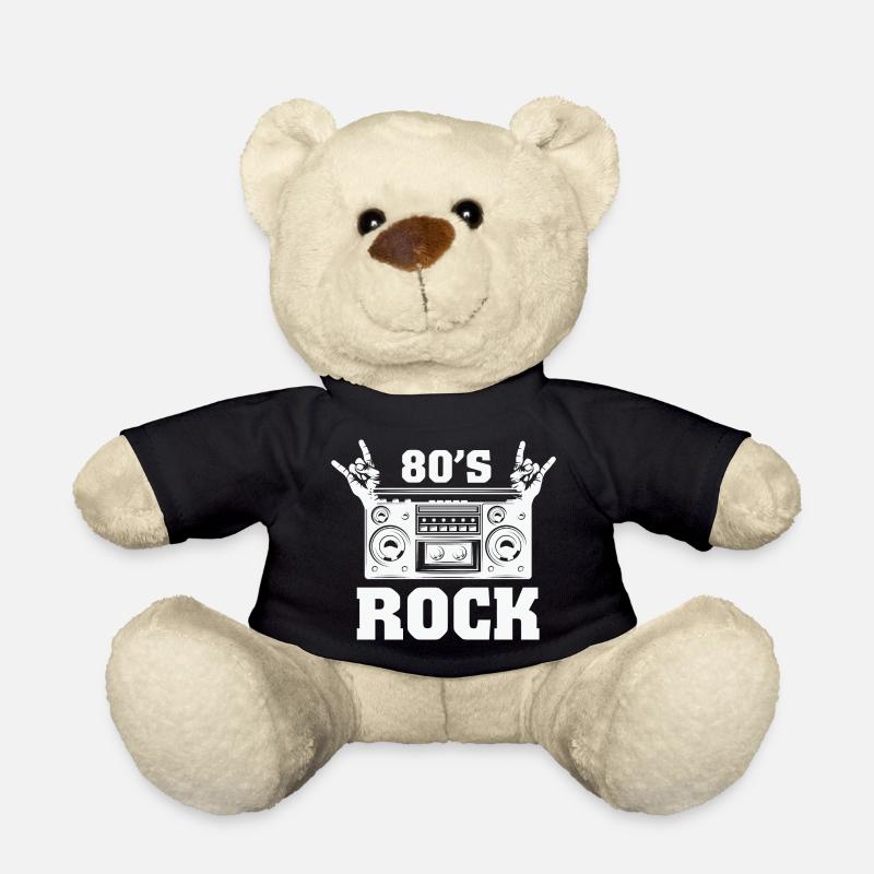 Rock and Roll 80's - Music Band - Nounours - noir