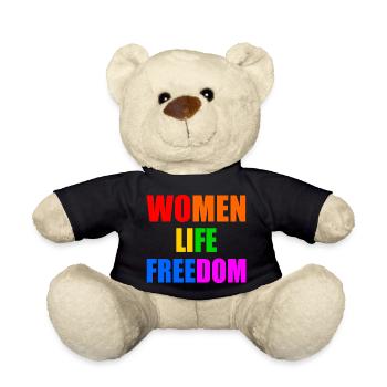 WOMEN LIFE FREEDOM - Nounours - noir - Devant