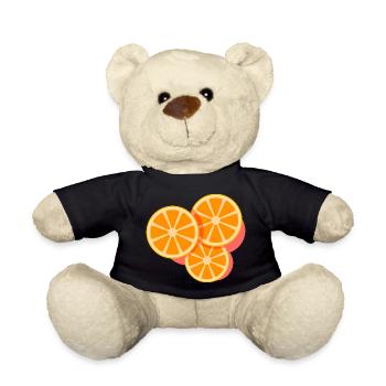 Orangen - Teddy - Schwarz - Vorne
