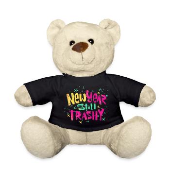 New Year Still Trashy Happy New Year 2023 - Teddy - Schwarz - Vorne