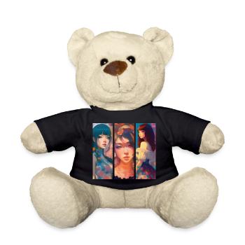 Drei Schönheiten - Teddy - Schwarz - Vorne