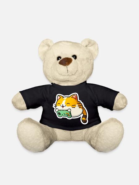 Autocollant mignon chaton chat chat mignon - Nounours - noir