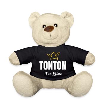 tonton d'un prince - Nounours - noir - Devant