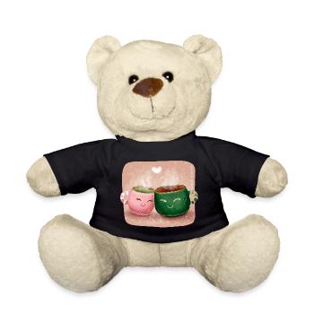 Cups of Love - Teddy Bear - black - Front