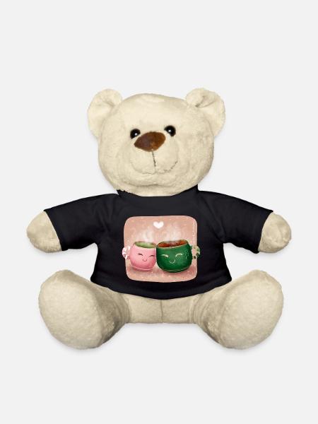 Cups of Love - Teddy Bear - black
