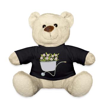 schubkarren blumen - Teddy - Schwarz - Vorne