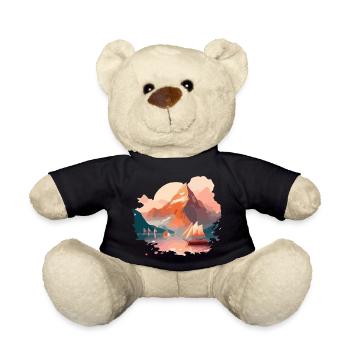 The fjord - Teddy Bear - black - Front