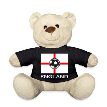 Fußball Soccer - Teddy Bear - black - Front