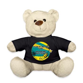 Ich bin wie eine Biene:Fleißig, aber auch stechend - Teddy - Schwarz - Vorne